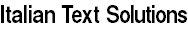 Italian Text Solutions